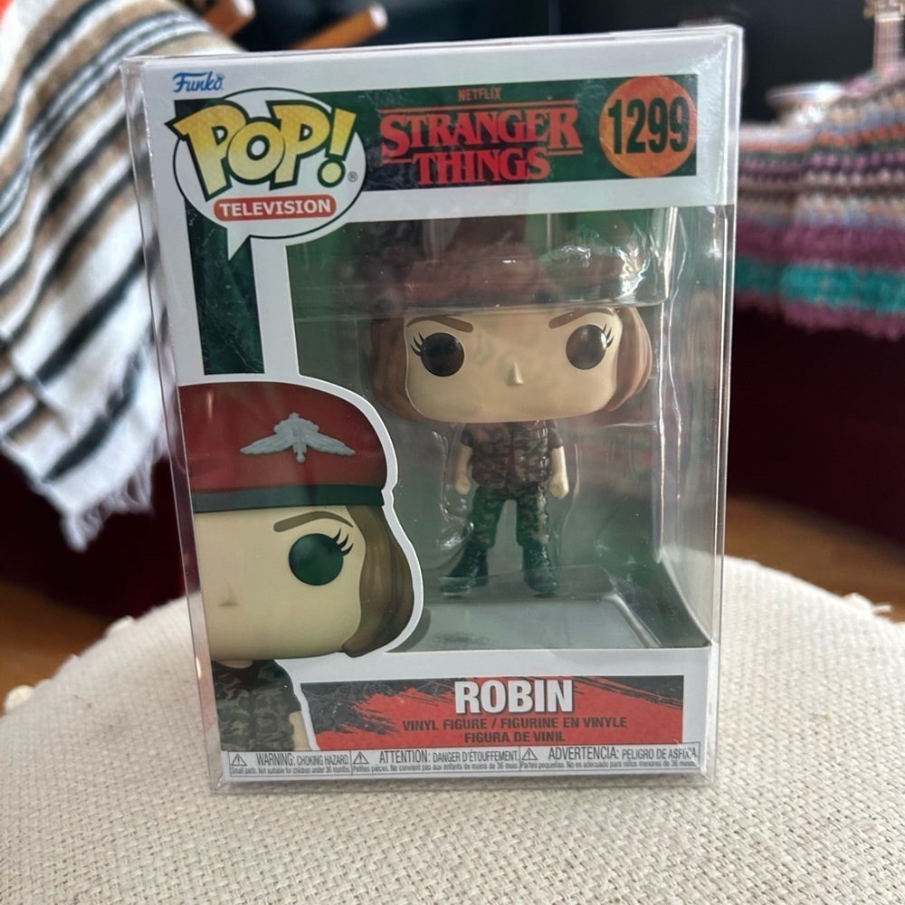 Funko Pop Stranger Things Robin #1299 Netflix Television Vinyl Figure